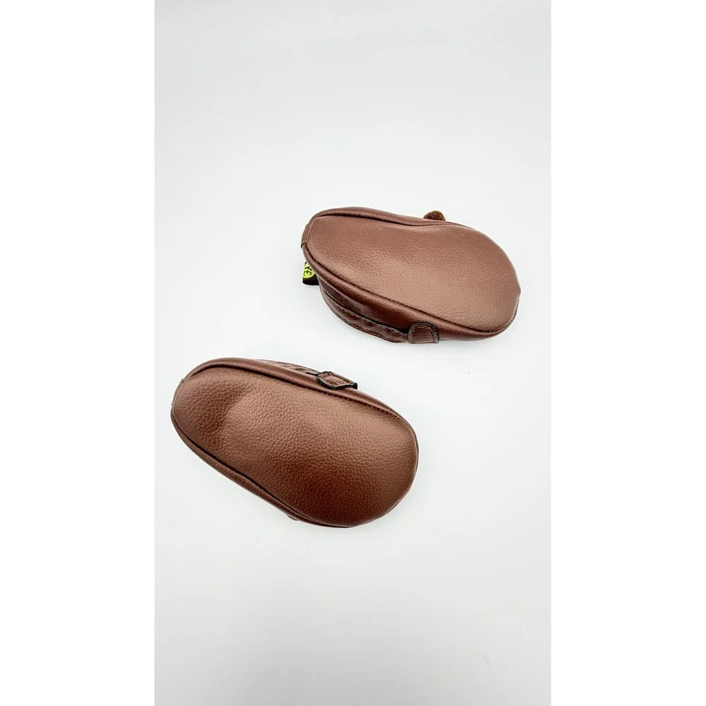 Stride‎ Rite Gray Sneakers and First Steps Brown Loafers Infant Boy Shoes BUNDLE